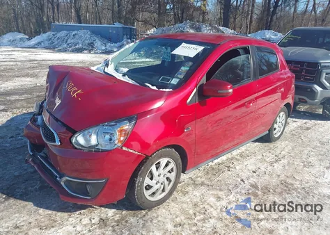 2017 Mitsubishi Mirage Se from USA, damaged, VIN ML32A4HJ0HH019870